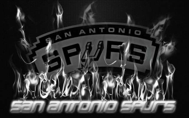 San antonio spurs logo flames free wallpaper - medium preview image