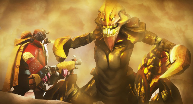 Animated characters desert yellow background free wallpaper - medium preview image