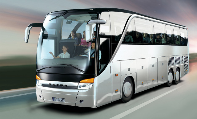 Bus people front seat night free wallpaper - medium preview image