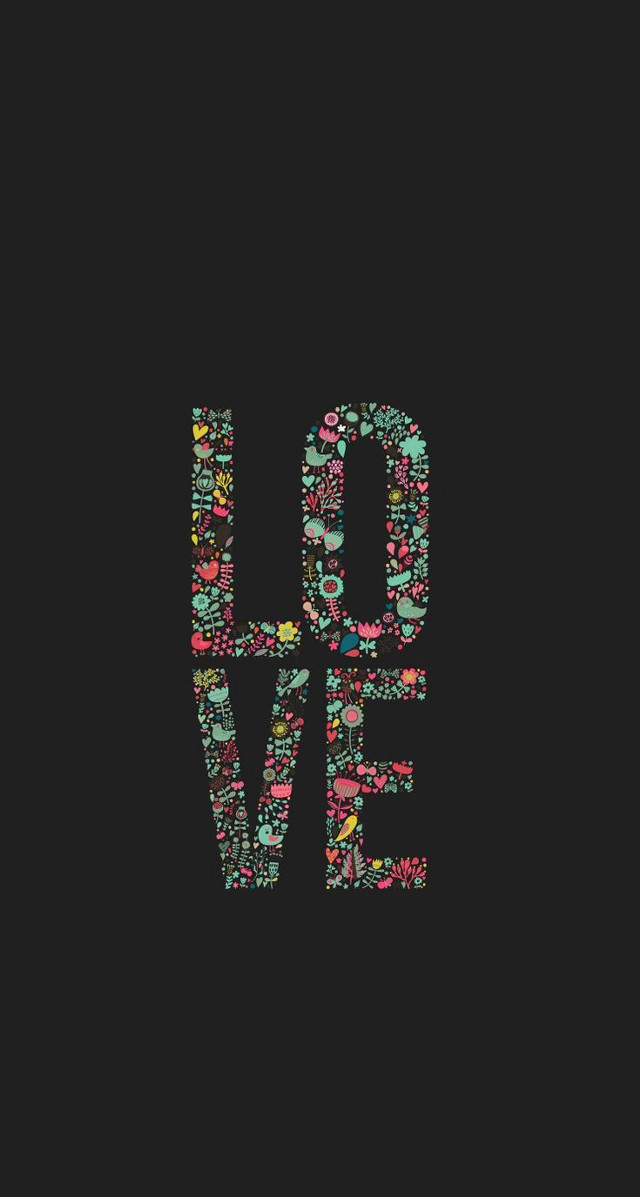 Love flowers black background image free wallpaper - medium preview image