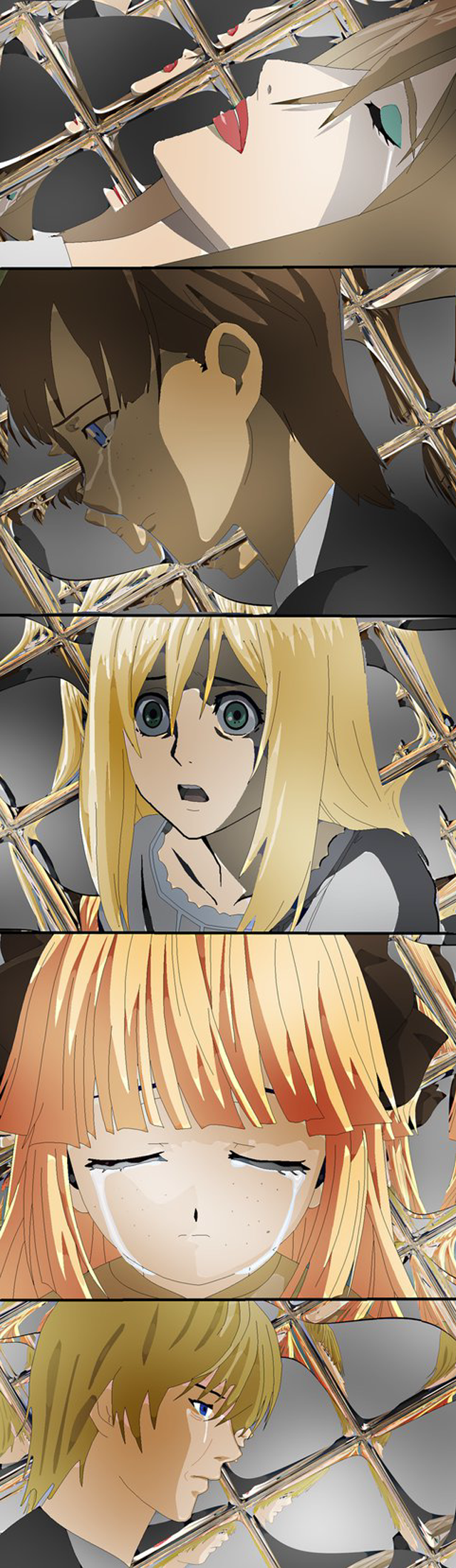 Anime characters expressions faces different #3 free wallpaper - medium preview image