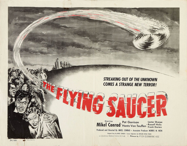 Flying saucer movie poster actors free wallpaper - medium preview image