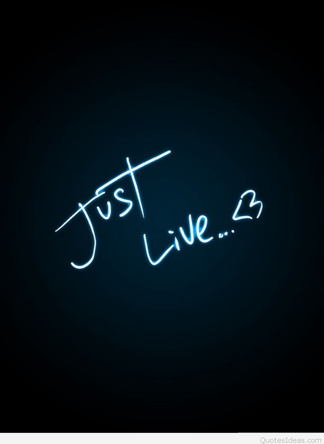 Neon sign just live #2 free wallpaper - medium preview image