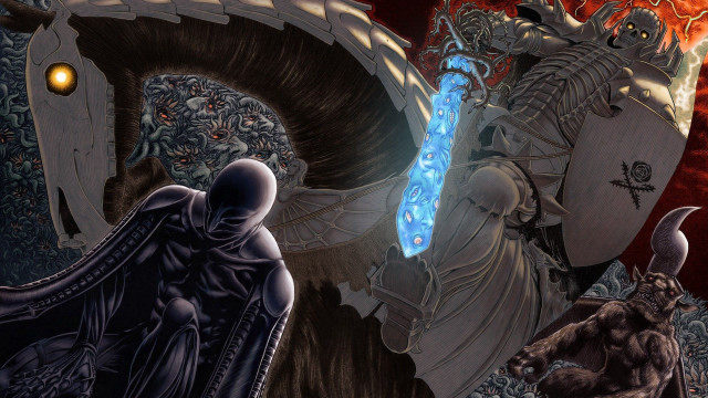Demon sword armor fire horns free wallpaper - medium preview image