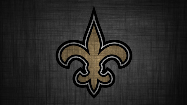 Saints logo black background gold #2 free wallpaper - medium preview image