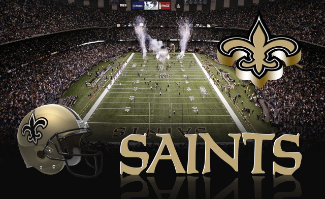 Saints football field helmet football free wallpaper - medium preview image