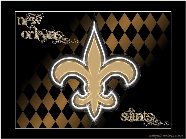 Saints logo checkered diamond folk free wallpaper - medium preview image