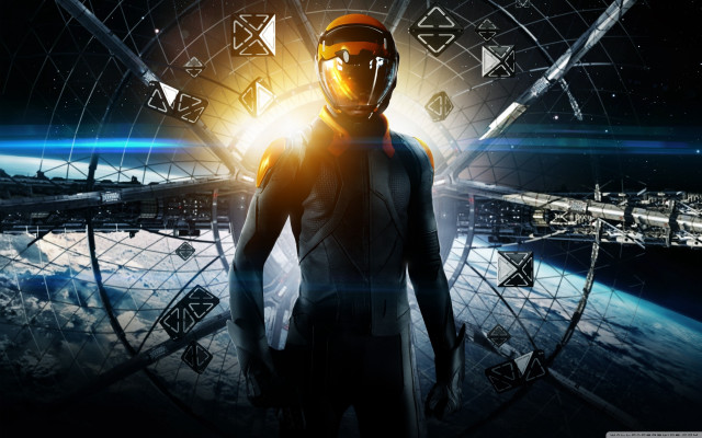Space suit man planet star free wallpaper - medium preview image