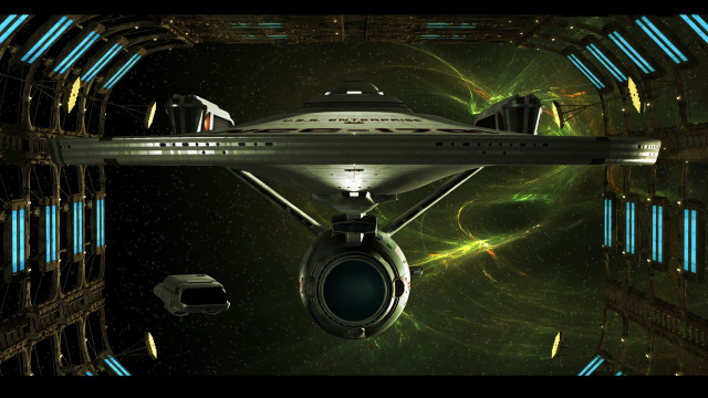 Futuristic space station space shuttle #2 free wallpaper - medium preview image