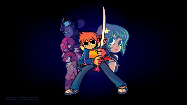 Cartoon character sword background dark #2 free wallpaper - medium preview image