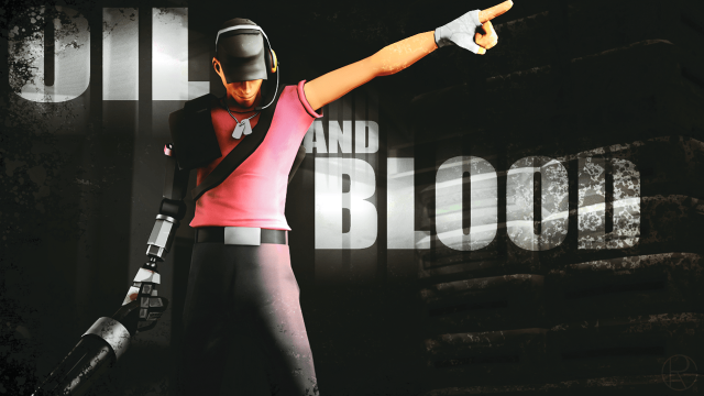 Man pink shirt gun pointing free wallpaper - medium preview image