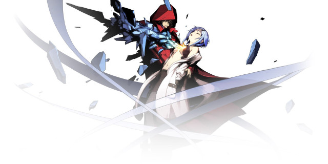 Anime couple white background blue #3 free wallpaper for desktop - medium preview image