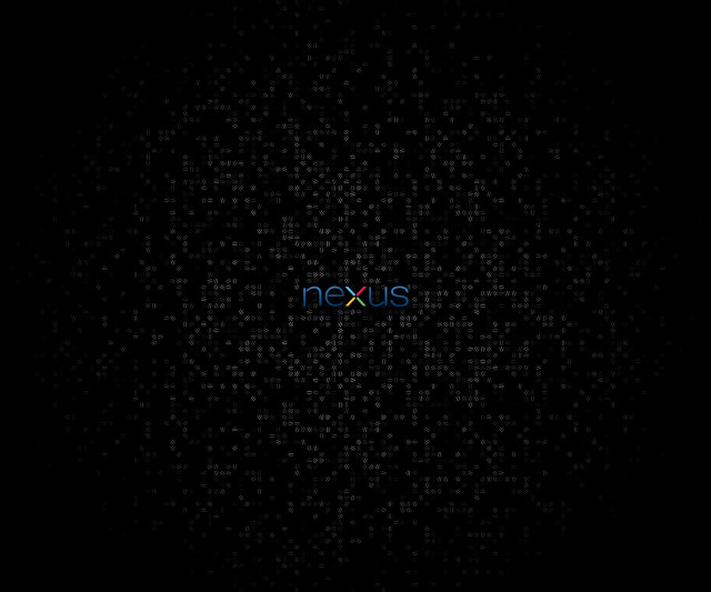 Nexus colorful text black background free wallpaper - medium preview image
