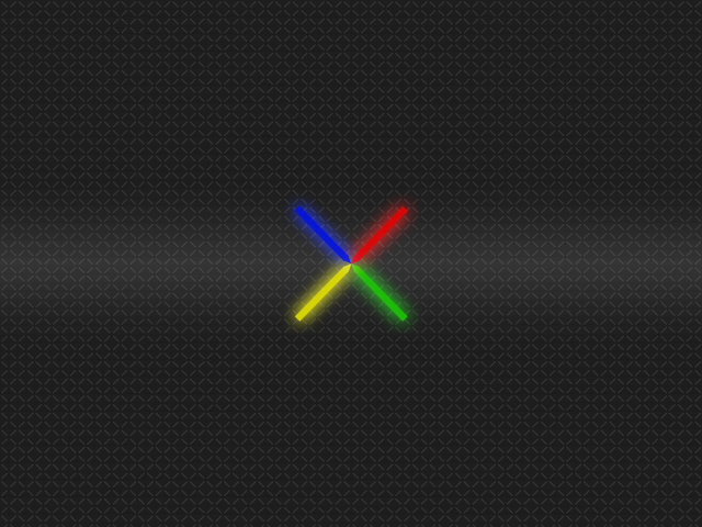 Black background neon x red free wallpaper - medium preview image