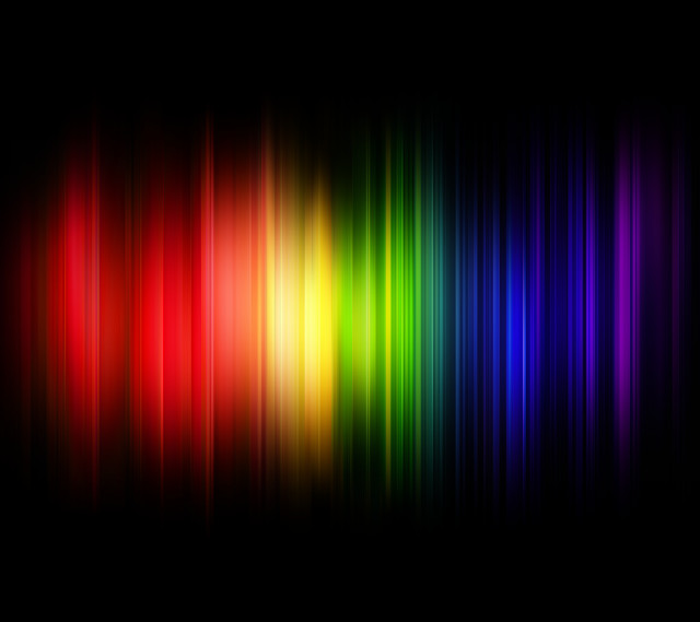 Rainbow colored background lines of free wallpaper - medium preview image