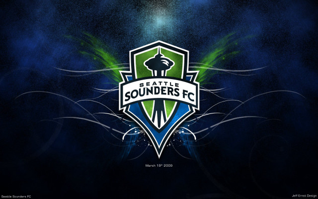 Seattle sounders logo dark background free wallpaper - medium preview image