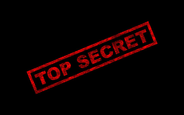 Red top secret stamp black free wallpaper - medium preview image