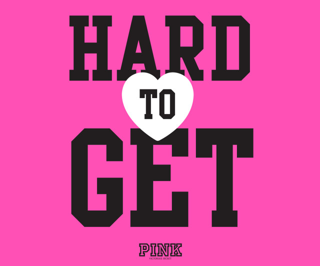 Pink poster heart hard to free wallpaper - medium preview image