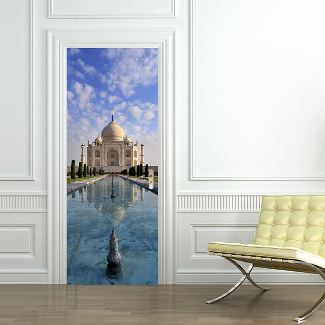 Door view building pool middle free wallpaper - medium preview image