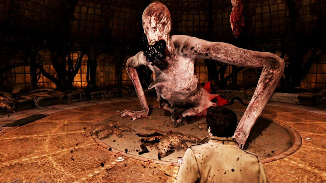 Man giant spider crawling body free wallpaper - medium preview image