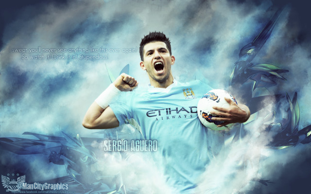Man holding soccer ball screaming free wallpaper - medium preview image