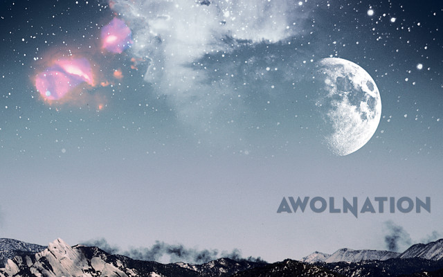 Mountain moon star awolnation sky free wallpaper - medium preview image