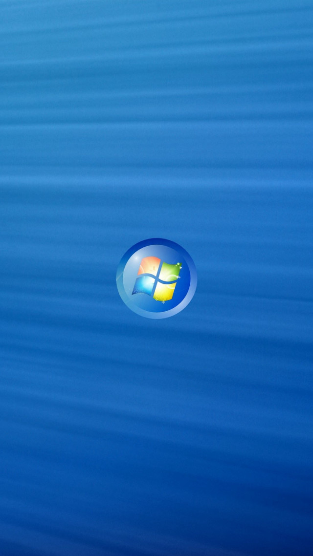 Blue background logo window blurry free wallpaper - medium preview image