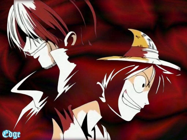 Anime characters red hair hat free wallpaper - medium preview image