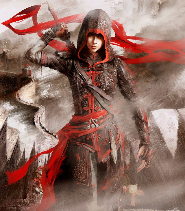 Man red black outfit sword #6 free wallpaper - medium preview image