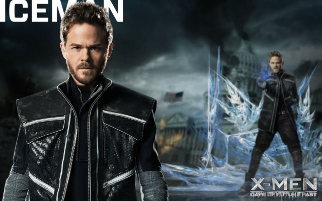 Man black leather jacket poster free wallpaper - medium preview image