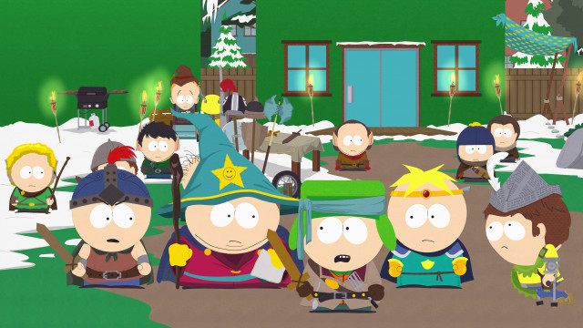 Cartoon characters house snow green free wallpaper - medium preview image