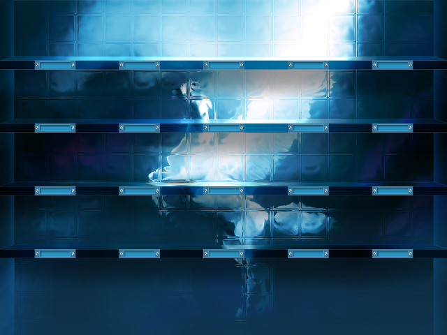Blue white abstract background person free wallpaper - medium preview image