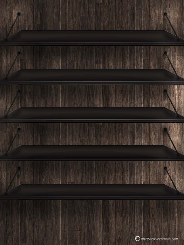 Shelf wooden wall black shelf free wallpaper - medium preview image