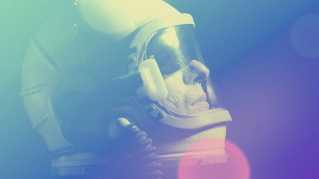 Helmet light table person blurry free wallpaper - medium preview image