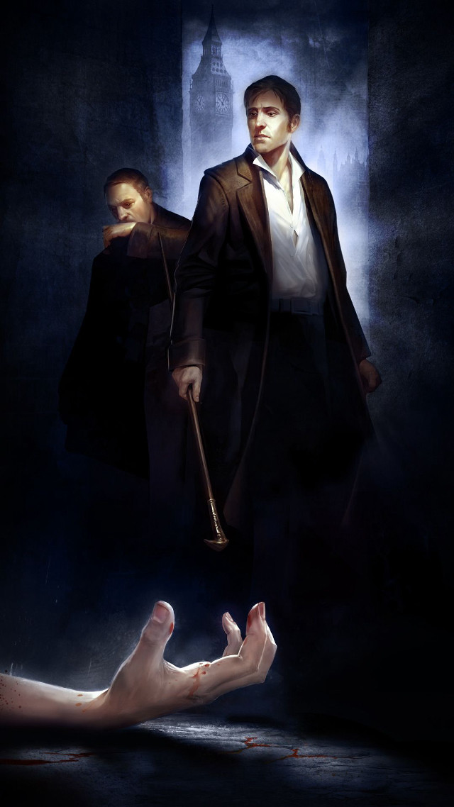 Man cane woman background hand free wallpaper - medium preview image