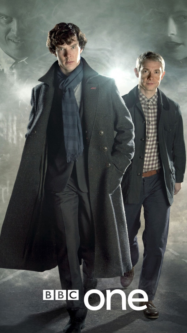 Two men coats ties doctor free wallpaper - medium preview image