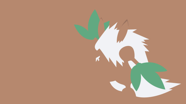 Cat green leaf brown background free wallpaper - medium preview image