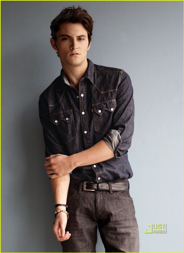 Denim man wall crossed arms free wallpaper - medium preview image