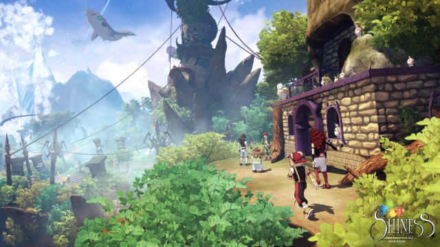 Forest group people giant monster free wallpaper - medium preview image