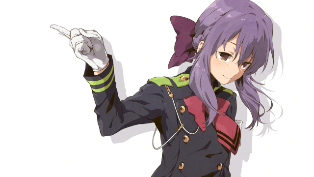 Woman purple hair purple hat free wallpaper - medium preview image