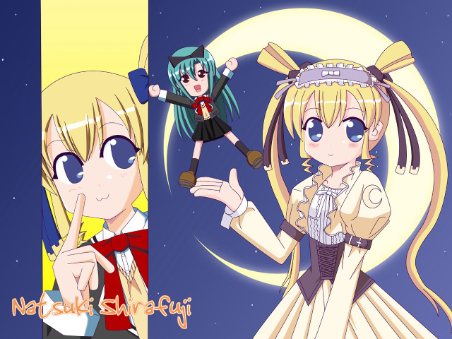 Anime characters posing for picture #6 free wallpaper - medium preview image