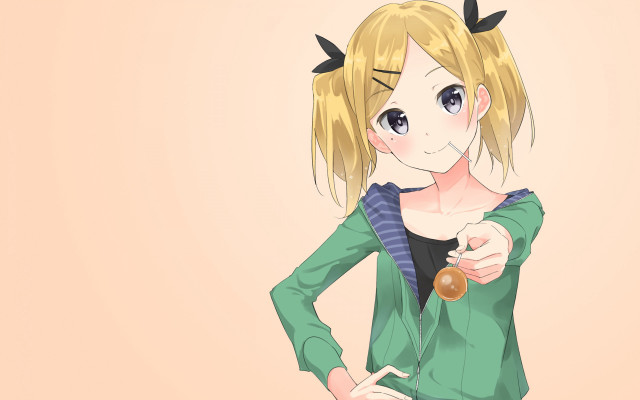 Woman horns coin green shirt free wallpaper - medium preview image