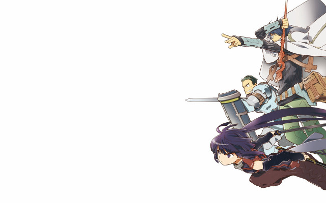 Group people swords hats standing free wallpaper - medium preview image