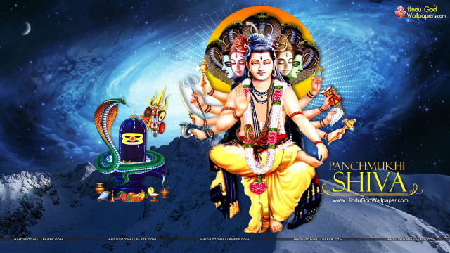 Hindu god snake back painting free wallpaper - medium preview image