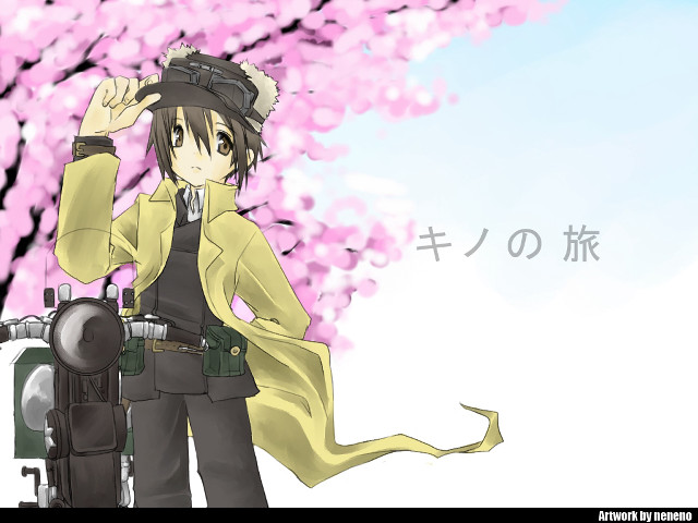 Man yellow coat hat tree free wallpaper - medium preview image
