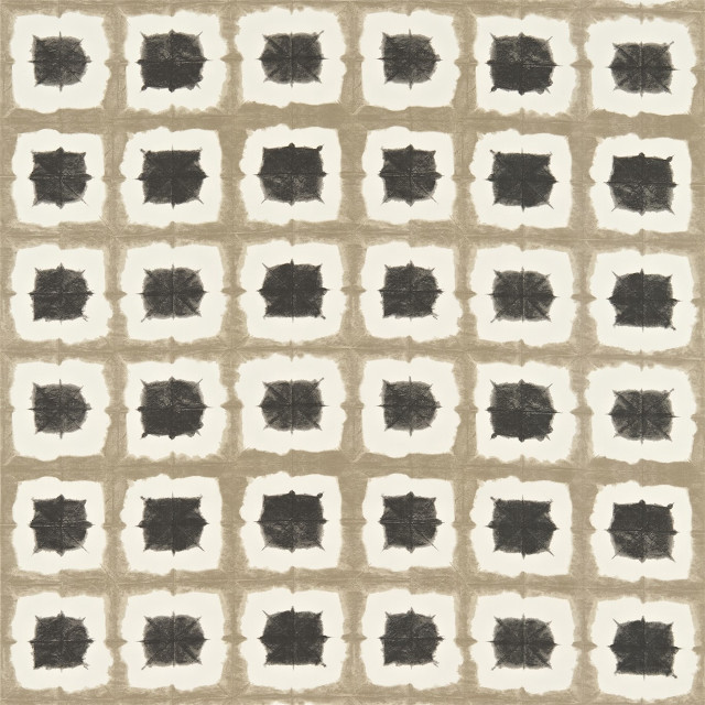 Black white checkered beige border free wallpaper - medium preview image