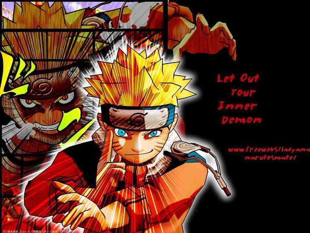 Man mohawk demon caption image free wallpaper - medium preview image