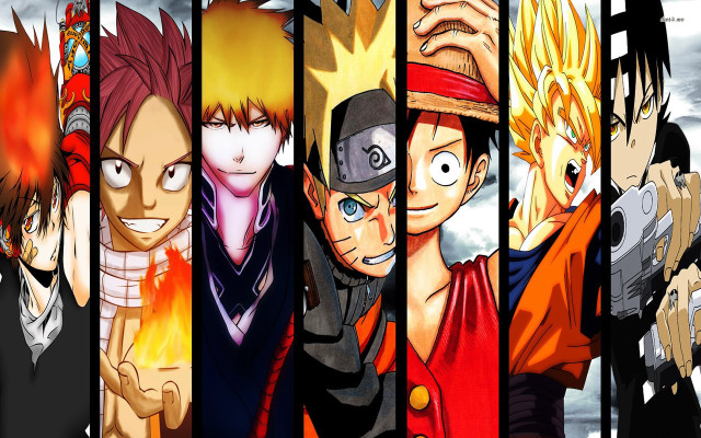 Anime characters expressions faces body #10 free wallpaper - medium preview image