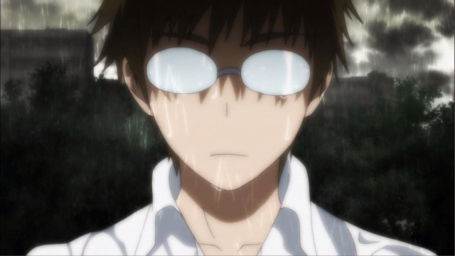 Man glasses white shirt staring free wallpaper - medium preview image