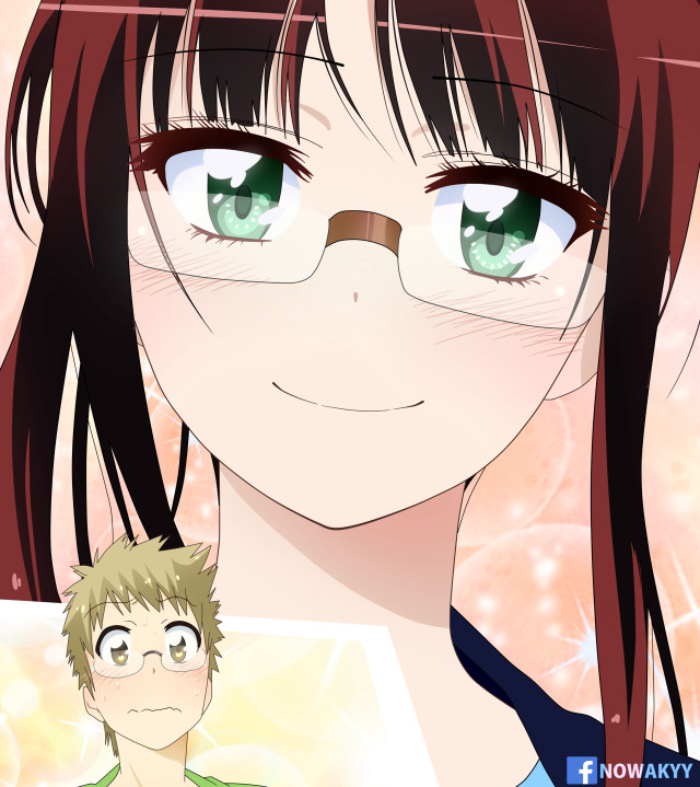 Girl green eyes boy brown free wallpaper - medium preview image